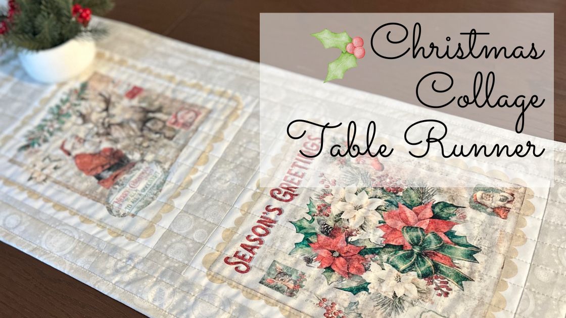 Christmas Collage Table Runner Kit