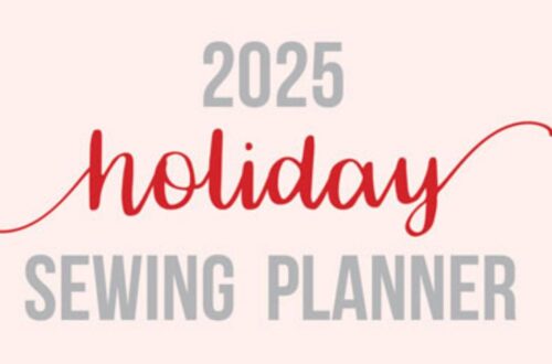 Holiday Sewing Planner