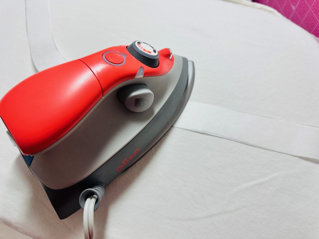 fusing perfect appliqué to fabric wrong side