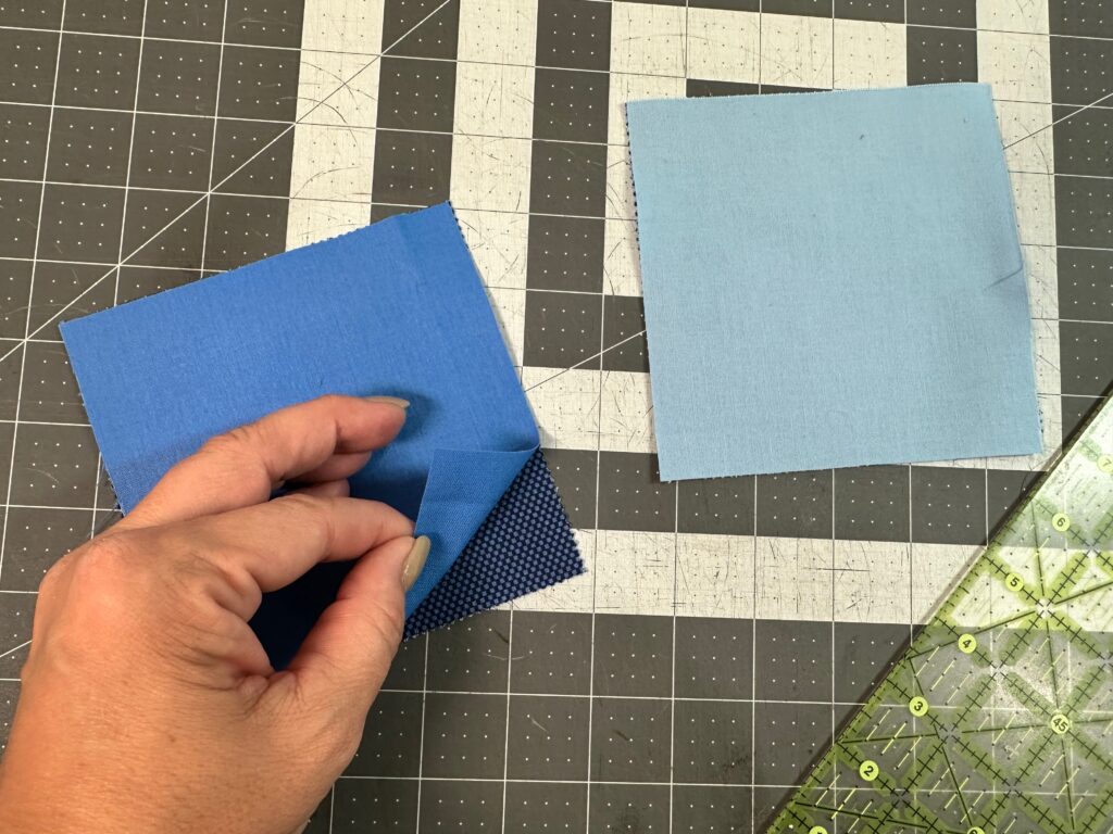 mini hourglass blocks piecing