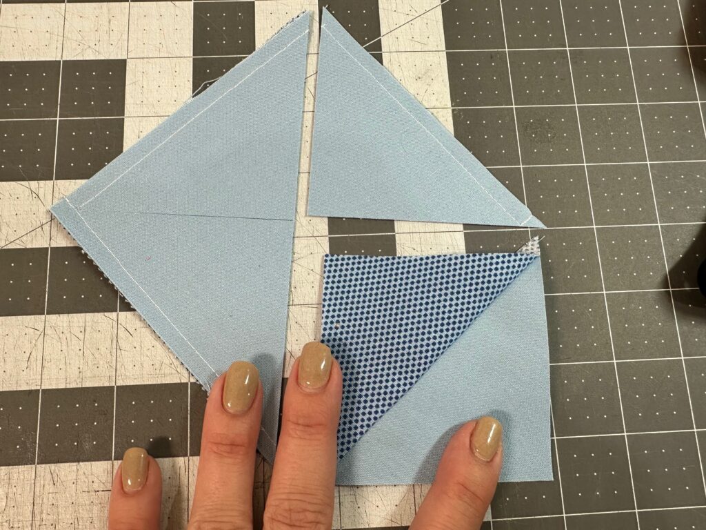 finished HST from two squares