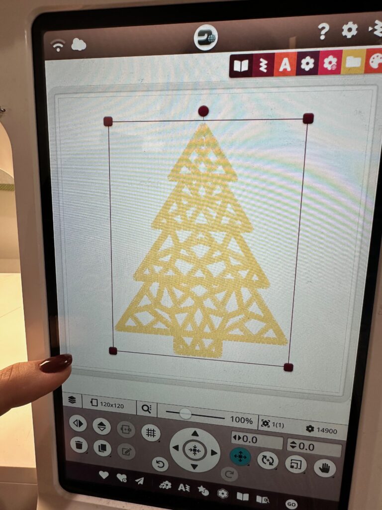 one design on screen for metallic FSL