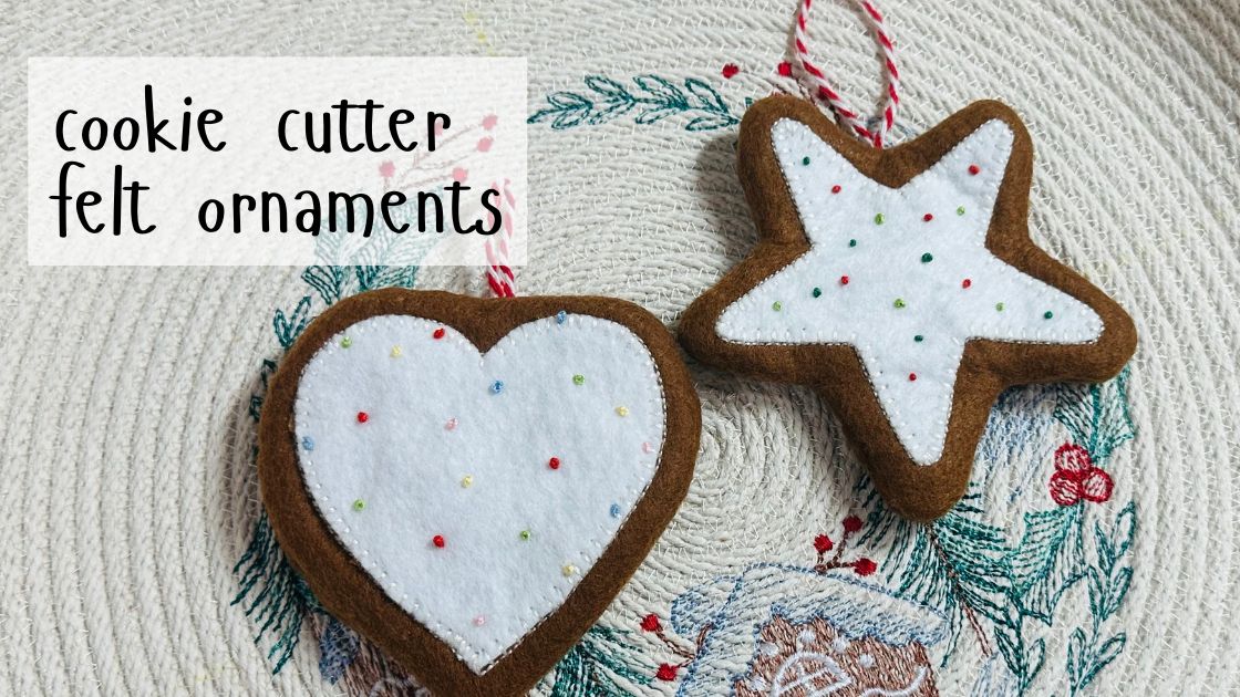 cookie cutter felt ornaments
