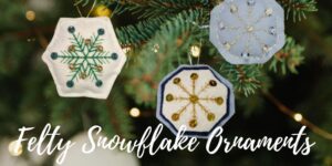 Felty Snowflake Ornaments
