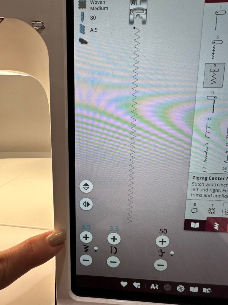 choosing stitch for rope tray