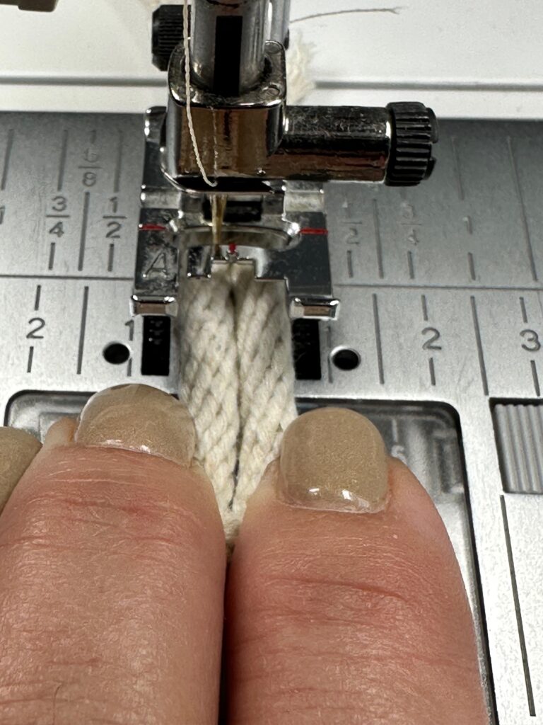 stitching two rope lengths