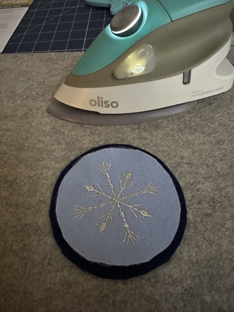 fusing Felty circles together