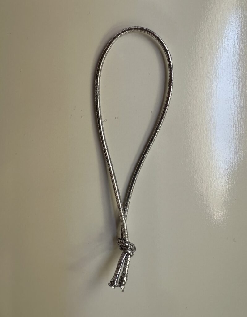 elastic hanging loop for ornaments