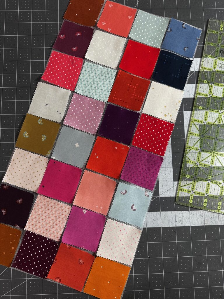 patchwork squares on stabilizer grid