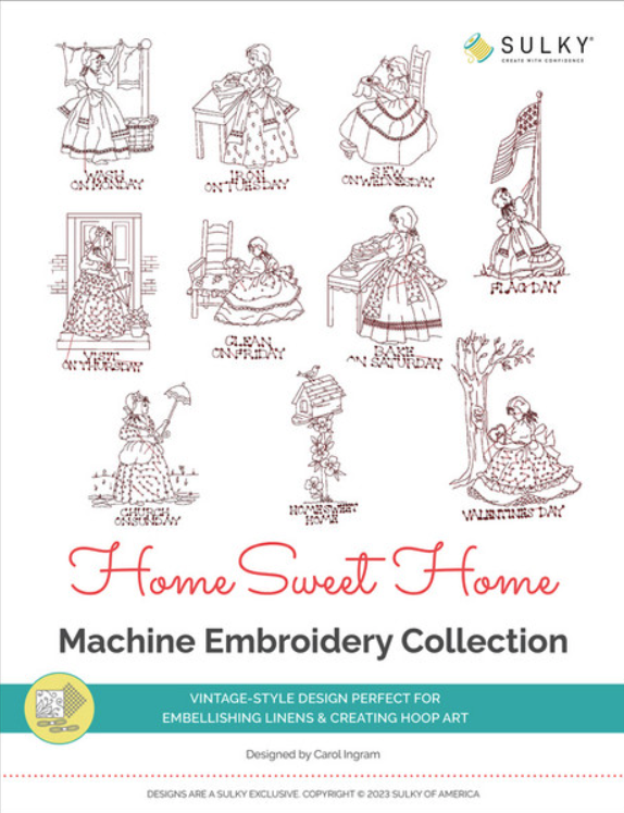 Home Sweet Home redwork collection
