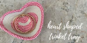 heart shaped trinket tray