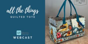 all the things quilted tote