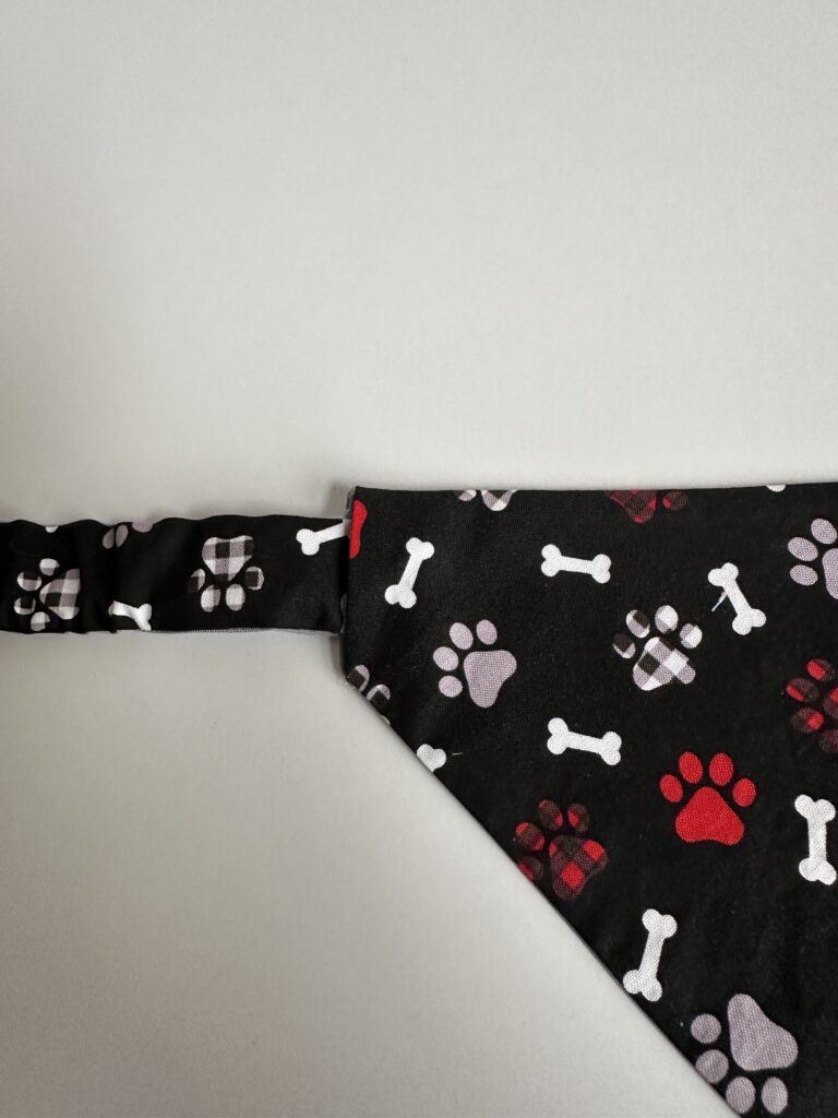 inserting band into triangle open edge