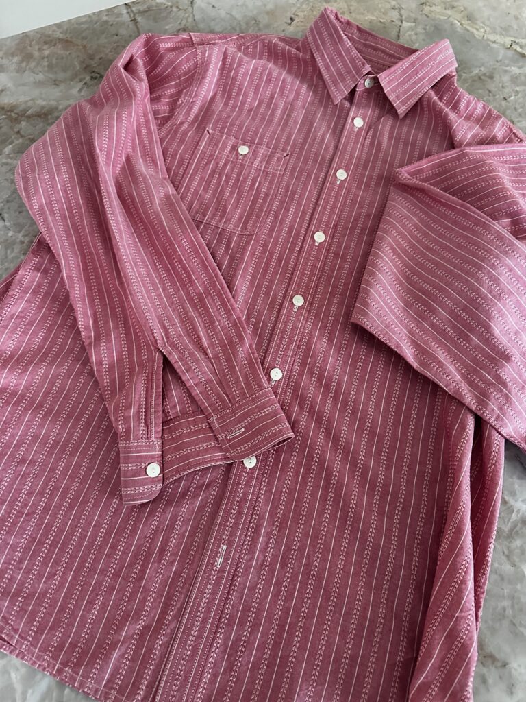 shirt used for remembrance pillow