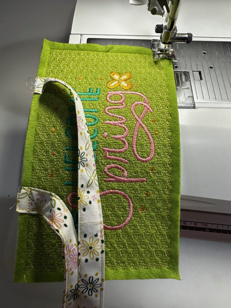 stitching sign perimeter