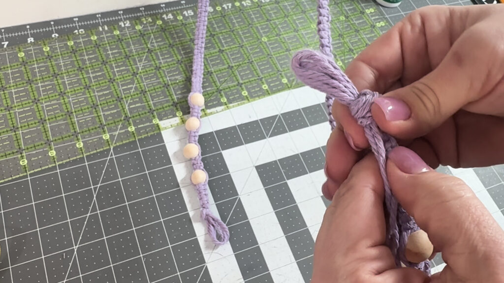 creating attachment loop on handle end