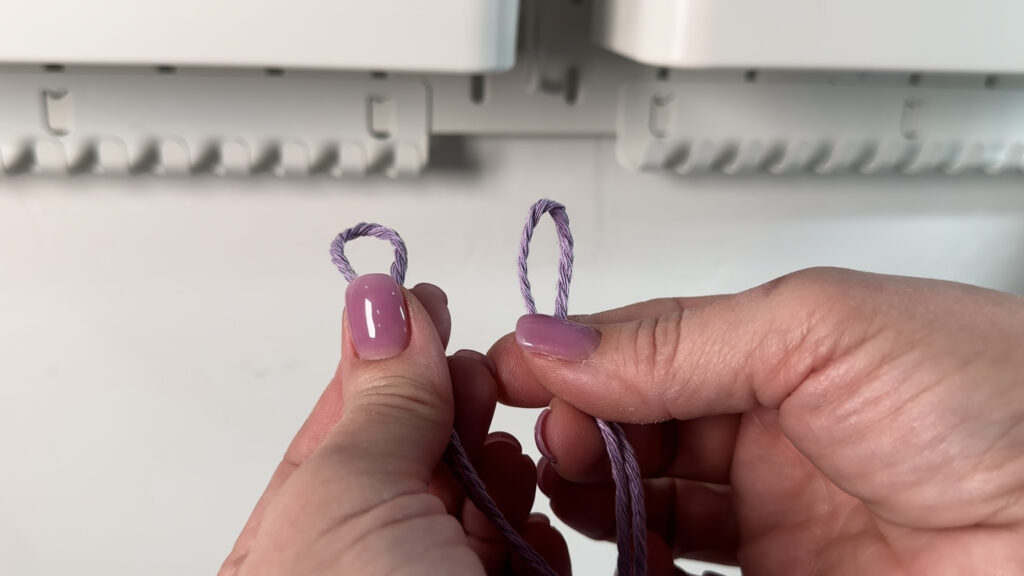 macrame handle loops