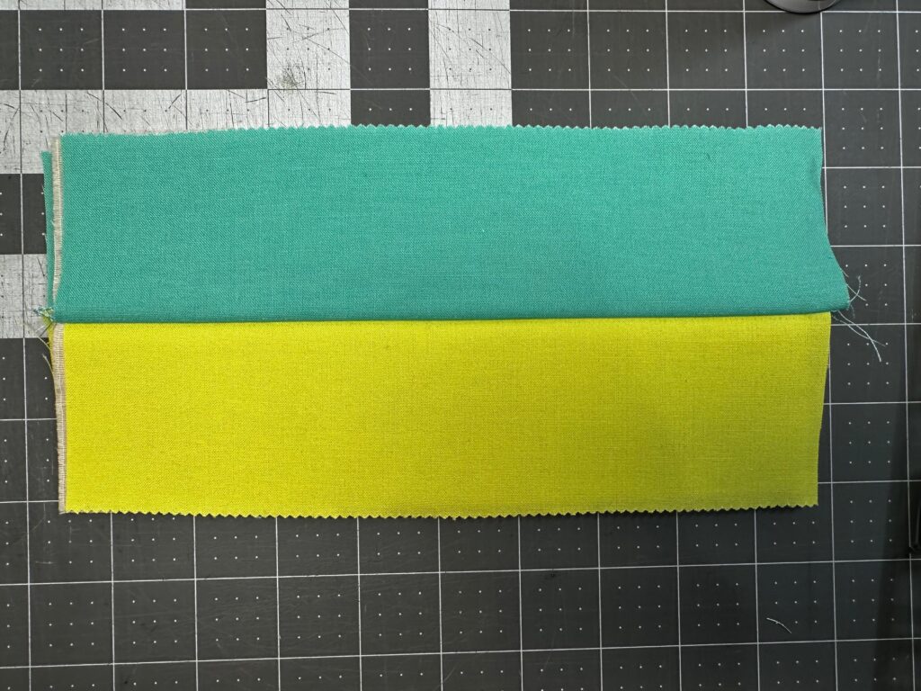 strips pressed flat