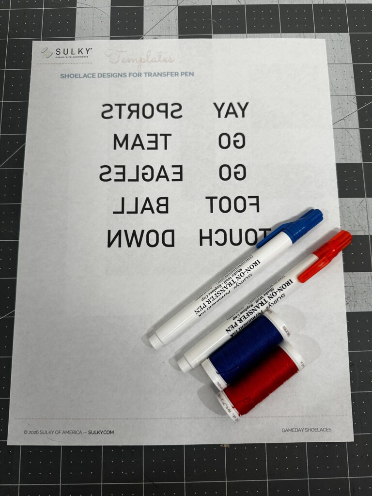Sulky Iron-on Transfer Pens method