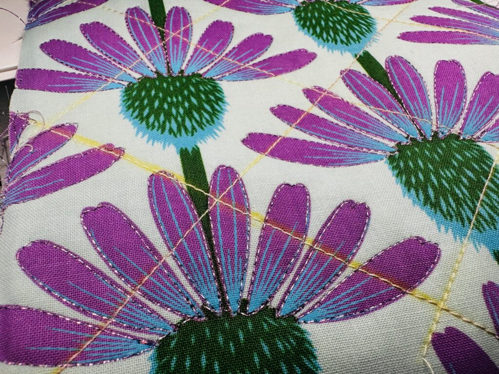 finished pocket quilting