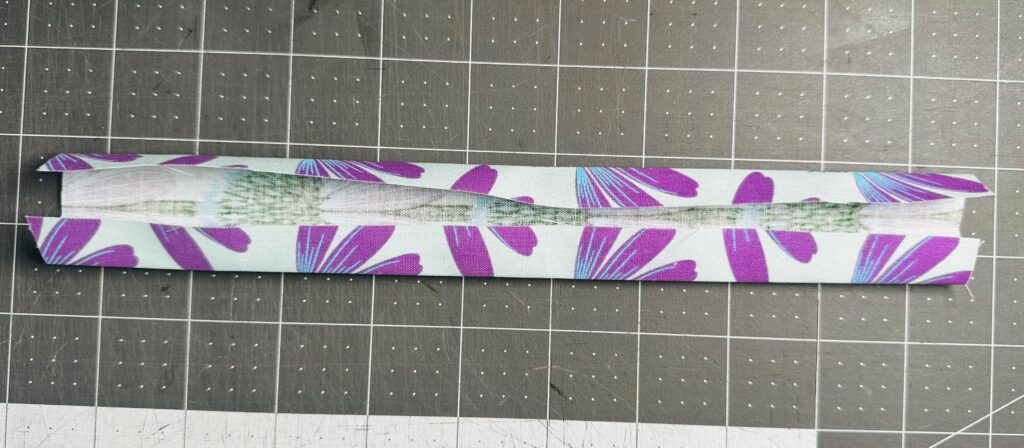 folding Handle Connector pieces toward center foldline