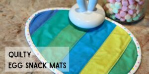 quilty egg snack mats