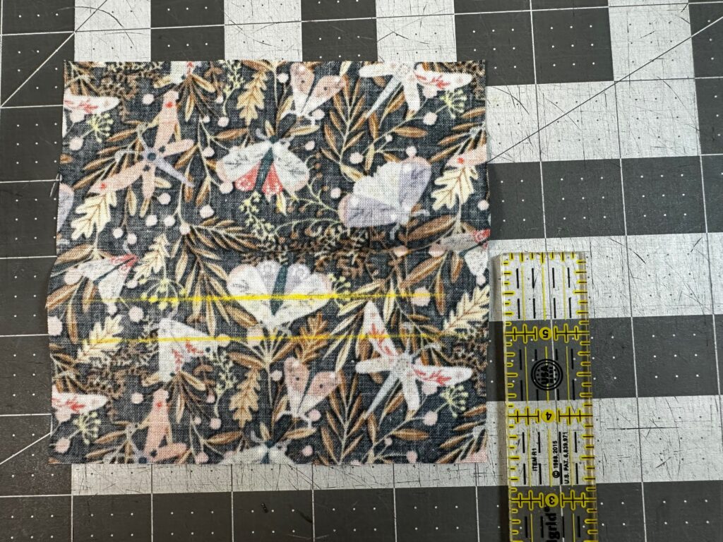 marking second pocket line