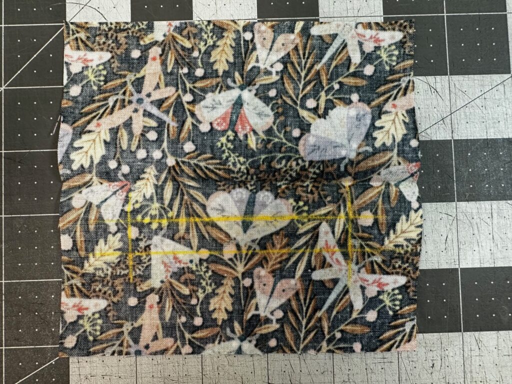 marking third and fourth pocket lines