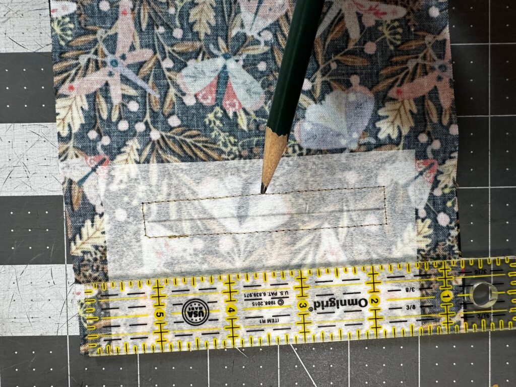 marking inside zipper box