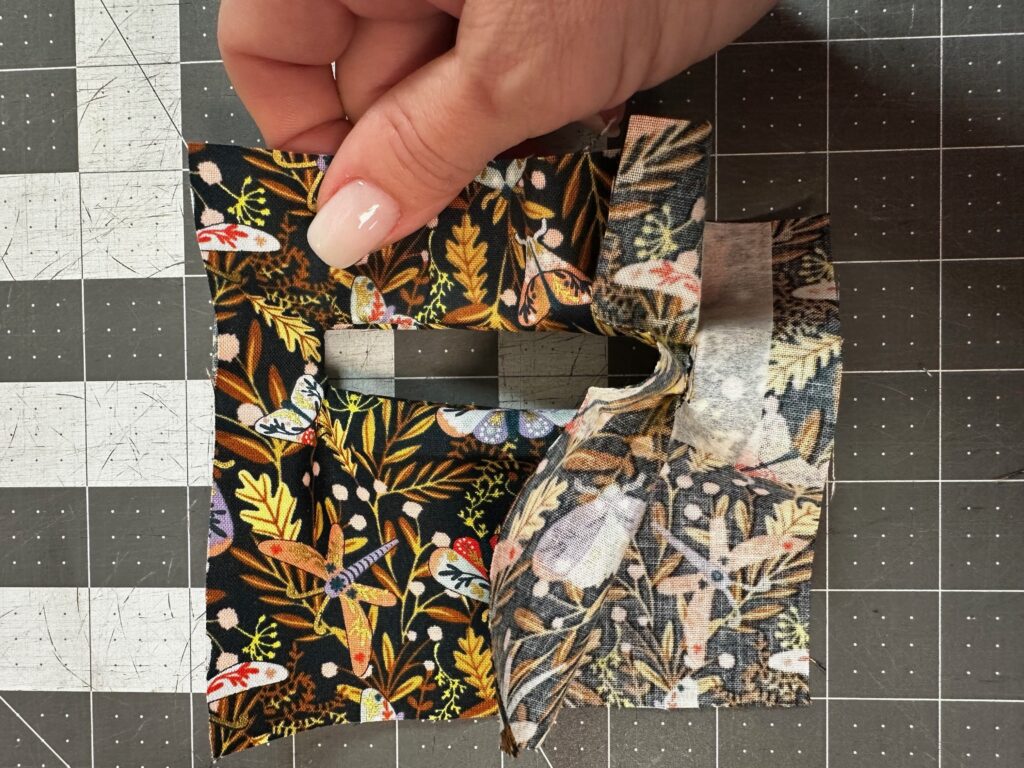 turning zipper pocket right side out