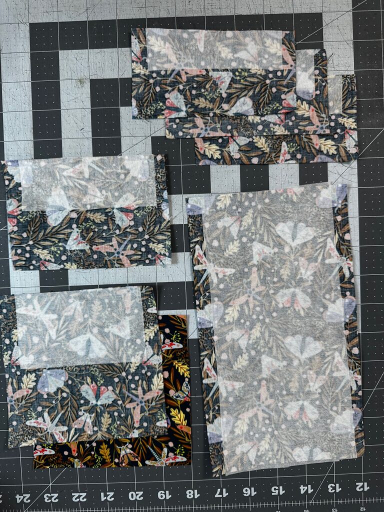 Fuse 'n Stitch applied to fabrics