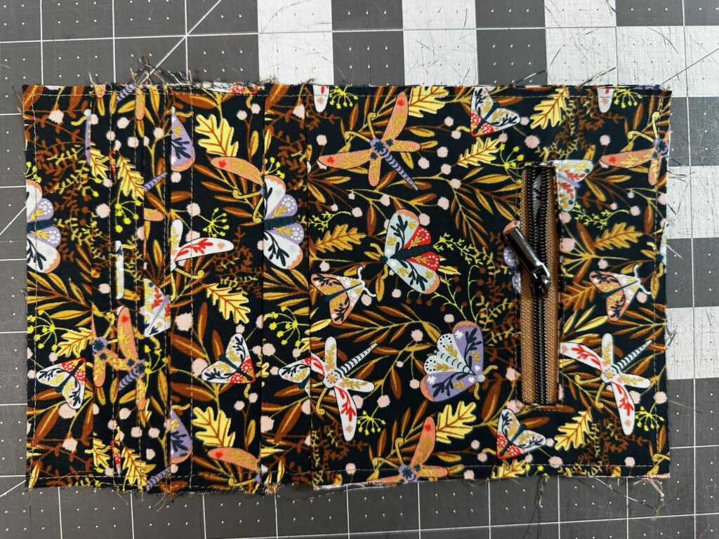 topstitching on interior