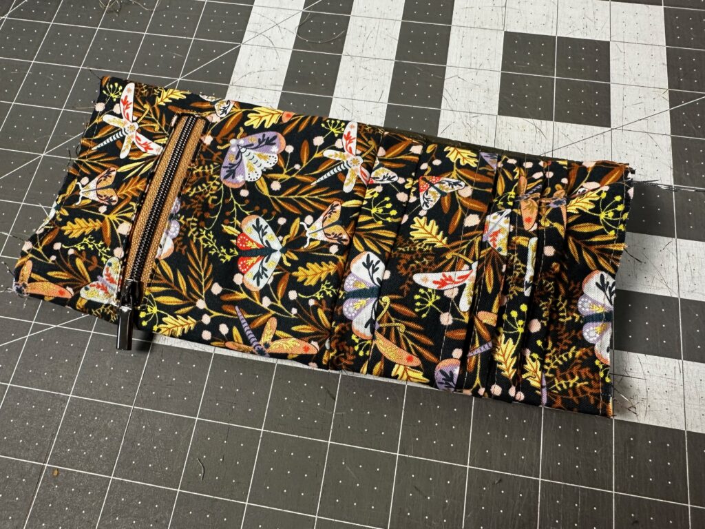 turned right side out after stitching sides