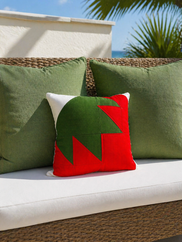 Strawberry Porch Pillow