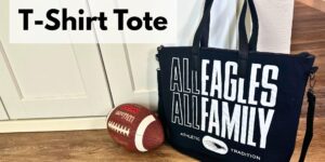 T-shirt Tote using Aurora Pattern