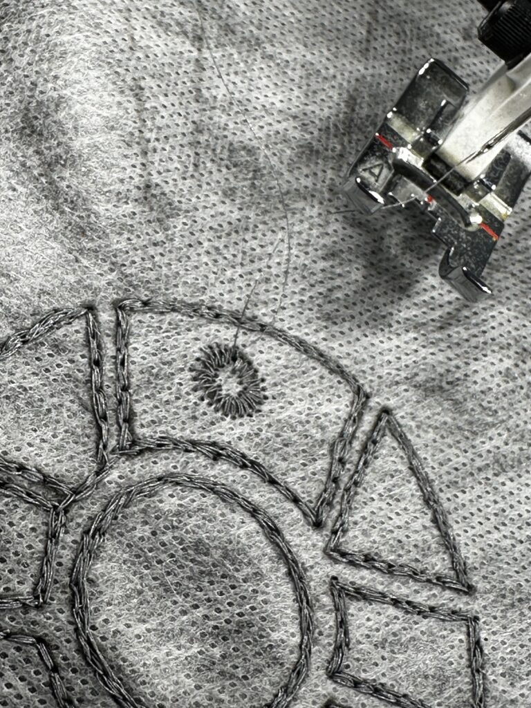 machine stitching warp speed template