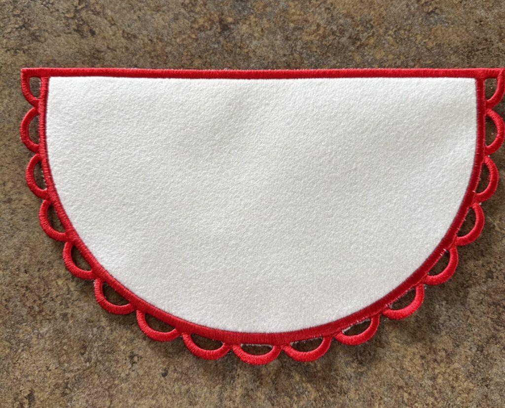 blank bunting piece
