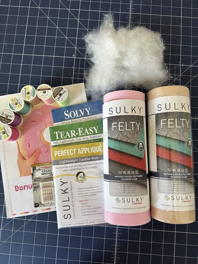 donut stuffie supplies
