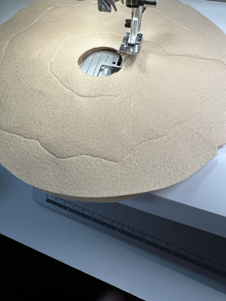 stitch donut center hole
