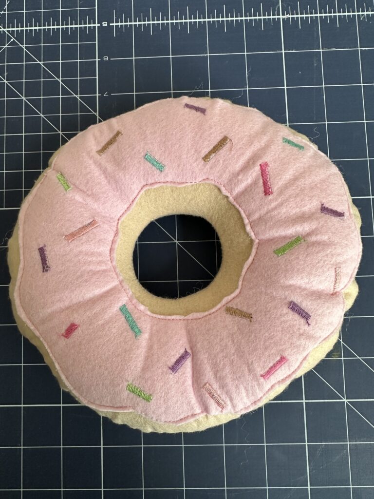 finished donut front