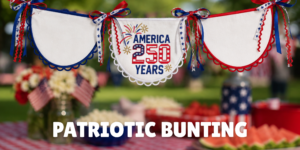 patriotic bunting