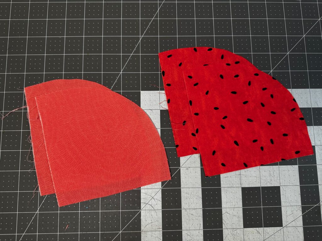 watermelon piecing