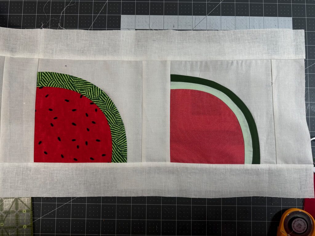 Watermelon Table Runner layout