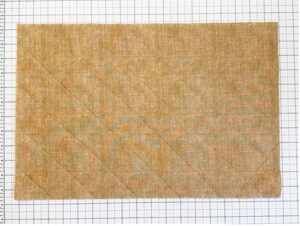 quilting cone portion of ice cream sundae placemat