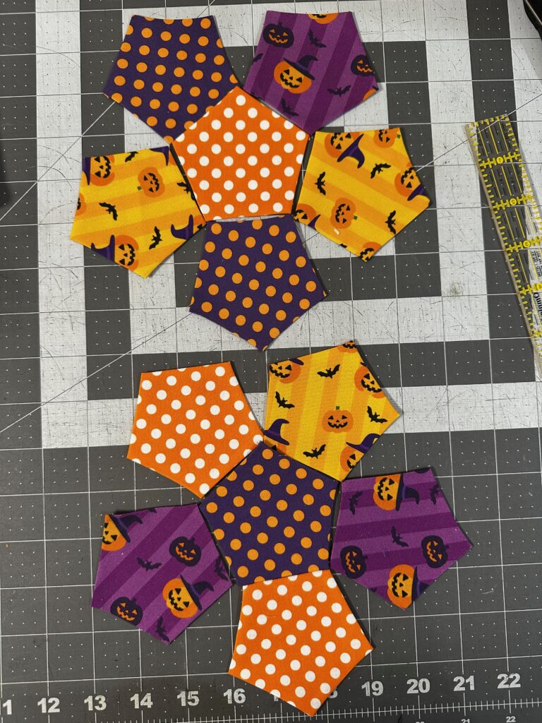 arrange hexagons into pattern for EPP