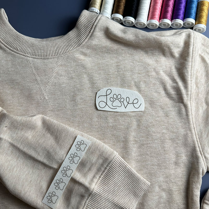 Little Hooligans Dog Lover designs on sweatshirt