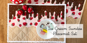 Ice Cream Sundae Placemat Set