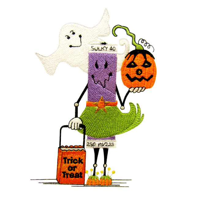 Free Halloween Spoolie Design from Sulky