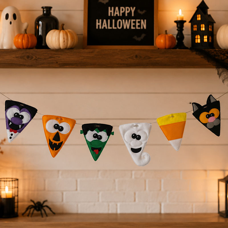 ITH Halloween Banner with all pennants