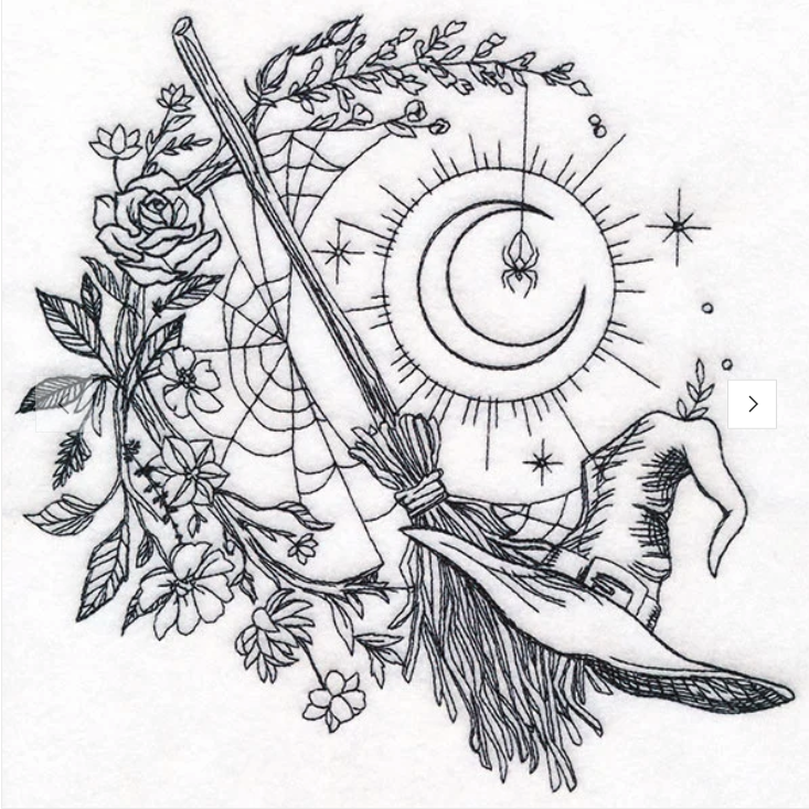 Witches Brew Wreath Design by Urban Threads